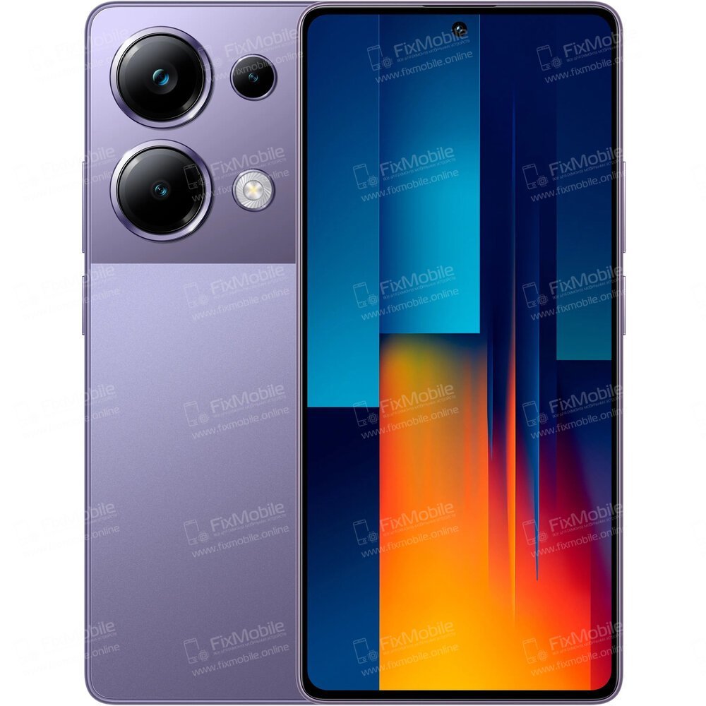 Контейнер SIM для Xiaomi Poco M6 Pro 4G (черный)