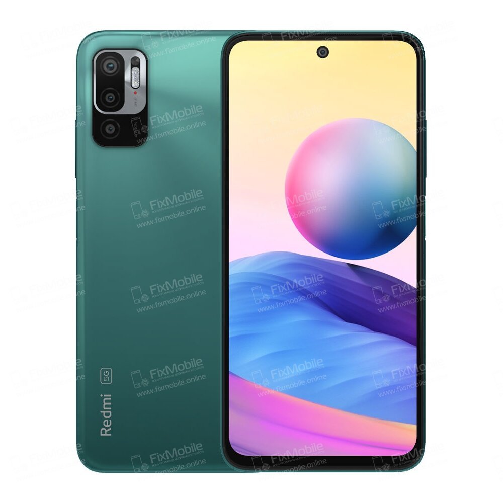 Стекло для Xiaomi Redmi Note 10 5G в сборе с OCA пленкой (черное)