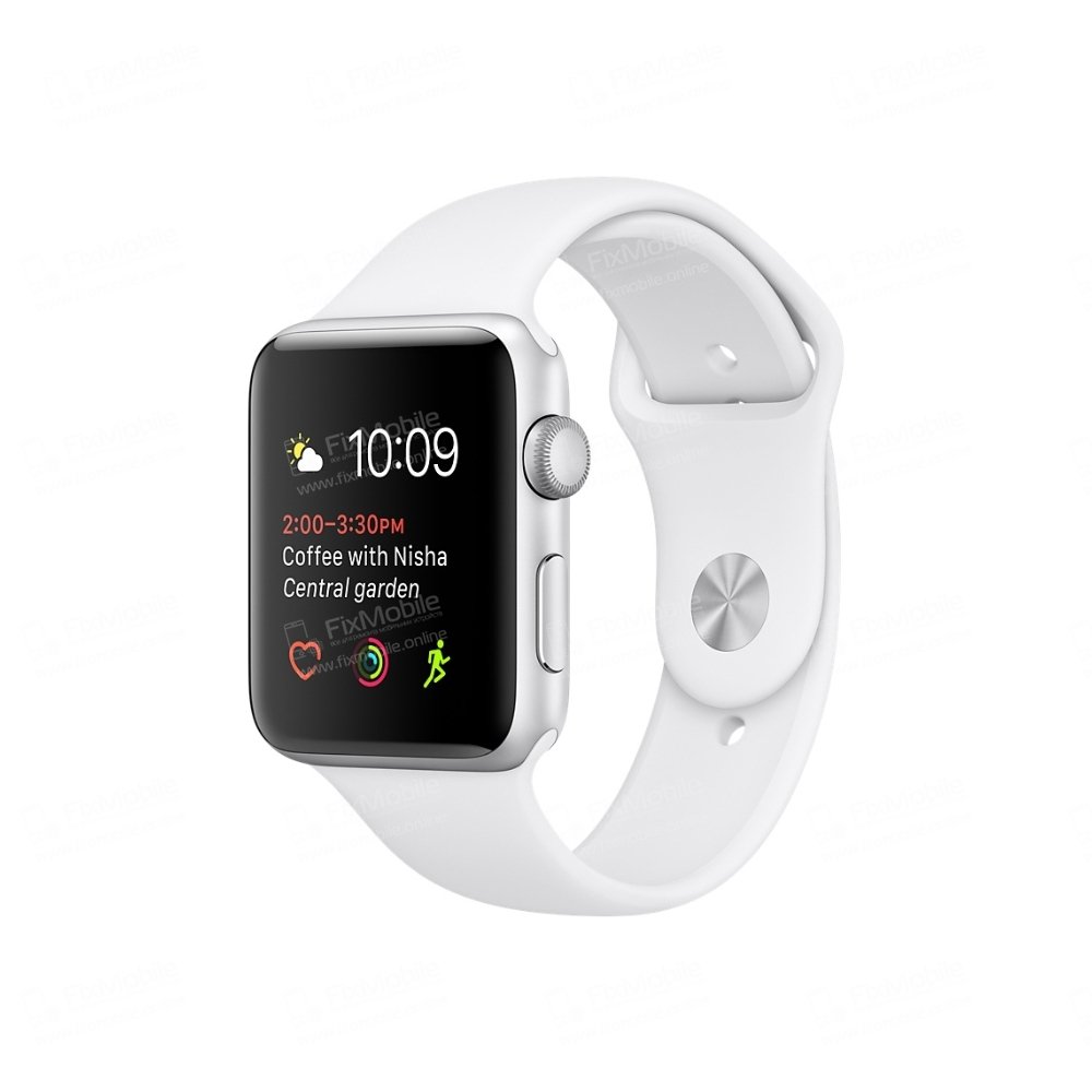 Защитное стекло для Apple Watch 2 42 mm (УФ комплект с клеем и лампой)