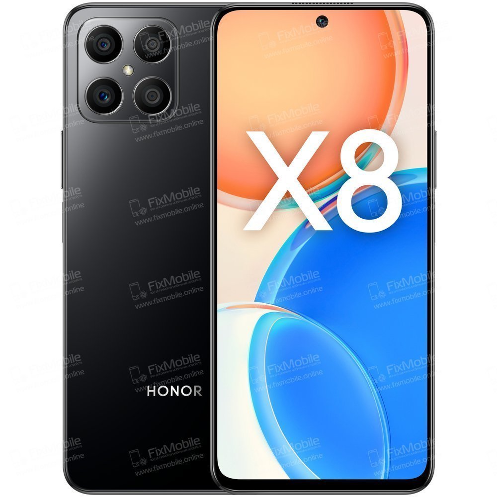 Защитная пленка силиконовая для Huawei Honor X8 (черная)