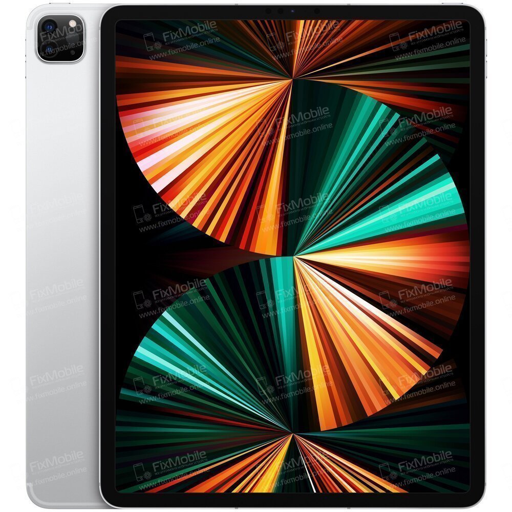 Стекло для Apple iPad Pro 12.9 2021 в сборе с OCA пленкой (черное)