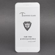 Защитное стекло для Xiaomi Redmi 5A (полное покрытие)(белое) — 1