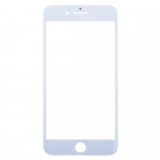 Стекло для Apple iPhone 8 Plus с рамкой и пленкой OCA (белое) — 1
