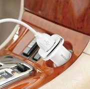 Превью Автомобильное зарядное устройство Borofone BZ12A Lasting USB (белое) &mdash; 4