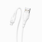 Кабель Borofone BX18 Optimal для Apple (USB - Lightning) белый (3 метра) — 1