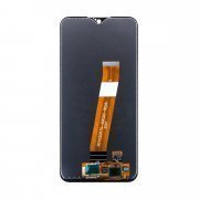 Дисплей с тачскрином для Samsung Galaxy A01 (A015F) (черный) (узкий шлейф) (AA) — 2