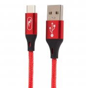 Кабель SKYDOLPHIN S55T (USB - Type-C) красный — 1