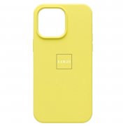 Чехол-накладка ORG Soft Touch для Apple iPhone 14 Pro Max (лимонная) — 1