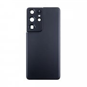 Задняя крышка для Samsung Galaxy S21 Ultra (G998B) (черная) Премиум — 2