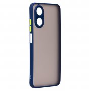 Чехол-накладка - PC041 для OPPO A17k (темно-синяя) (217742) — 2