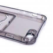 Чехол-накладка - SC276 с картхолдером для Apple iPhone 8 Plus (черная) — 3