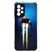 Чехол-накладка - SC310 для Samsung Galaxy A23 4G (A235F) (004) (черный) (рисунок) — 1