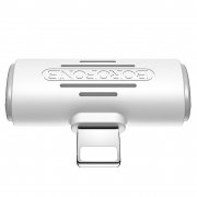 Адаптер (переходник) Borofone BV6 Comfortable для Apple (Lightning - digital audio converter) (белый)