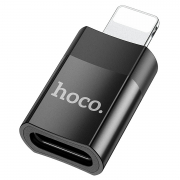 Адаптер Hoco UA17 для Apple (Lightning - Type-C) (черный)