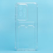 Чехол-накладка - SC276 с картхолдером для Huawei Honor 200 lite (прозрачная) (232716) — 1