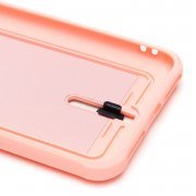 Чехол-накладка - SC304 с картхолдером для Apple iPhone 7 Plus (208672) (светло-розовая) — 3