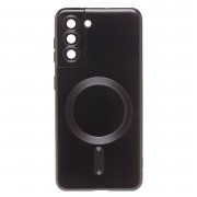 Чехол-накладка Matte SafeMag для Samsung Galaxy S21 (G991B) (черная) — 1