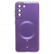 Чехол-накладка Matte SafeMag для Samsung Galaxy S21 (G991B) (фиолетовая) — 1