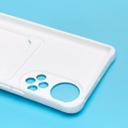 Чехол-накладка с картхолдером для Huawei Nova 9 (белая) — 2