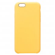 Чехол-накладка Soft Touch для Apple iPhone 6S (желтая) — 1