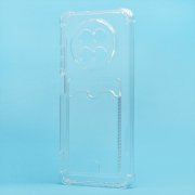 Чехол-накладка с картхолдером для Realme 12 5G (прозрачный) — 2