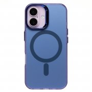 Чехол-накладка SafeMag для Apple iPhone 16 (синяя) — 1