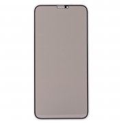 Защитное стекло 2,5D приват для Apple IPhone 11 Pro (черное) — 1