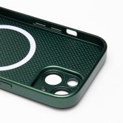 Чехол-накладка SafeMag для Apple iPhone 15 (зеленая) — 3