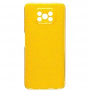 Чехол-накладка для Xiaomi Poco X3 (желтая) — 1