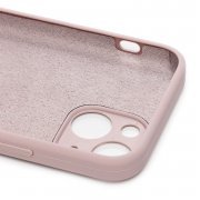 Чехол-накладка Soft Touch для Apple iPhone 13 mini (бежевая) — 2