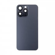 Задняя крышка для Apple iPhone 15 Pro Max (черная) Премиум — 2
