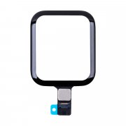 Стекло с тачскрином для Apple Watch SE 2022 40 mm в сборе с OCA пленкой (черное) — 2