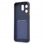 Чехол-накладка для Infinix Hot 50i (темно-синяя) — 2