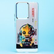 Чехол-накладка для Xiaomi Poco C65 (груд) (прозрачная)