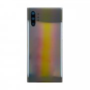 Задняя крышка для Samsung Galaxy Note 10 Plus (N975F) (серебристая) премиум — 2
