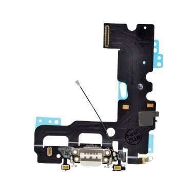 Шлейф для Apple iPhone 7 на разъем зарядки/микрофон (белый) &mdash; 2