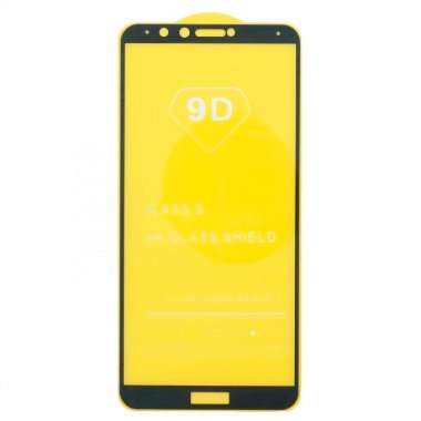 Защитное стекло для Huawei Y9 2018 (полное покрытие)(черное) — 1