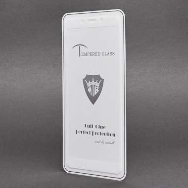 Защитное стекло для Xiaomi Redmi 6A (полное покрытие)(белое) &mdash; 2