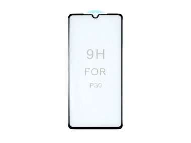Защитное стекло для Huawei P30 (полное покрытие) (черное) — 1