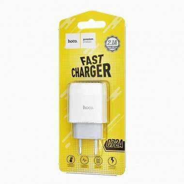 Сетевое зарядное устройство HOCO C72A Glorious (белое) &mdash; 5