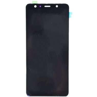 Дисплей с тачскрином для Samsung Galaxy A7 (2018) A750F (черный) (AA) AMOLED &mdash; 1