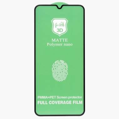 Защитное стекло для Huawei Y6p (полное покрытие) (черное) Премиум &mdash; 1