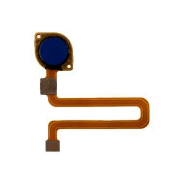 Шлейф для Xiaomi Redmi 9C + сканер отпечатка пальца (синий) — 1