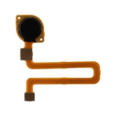 Шлейф для Xiaomi Redmi 9C + сканер отпечатка пальца (черный) — 1