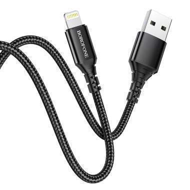 Кабель Borofone BX54 для Apple (USB - Lightning) черный — 6