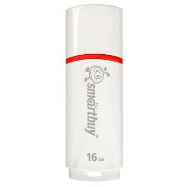 USB-флеш 16GB SmartBuy Crown (белая) &mdash; 1