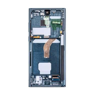 Дисплейный модуль с тачскрином для Samsung Galaxy S22 Ultra (S9080) (зеленый)