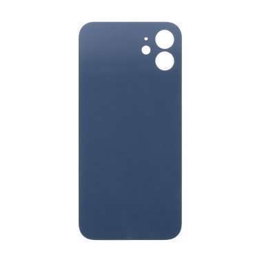 Задняя крышка для Apple iPhone 12 (синяя) Премиум
