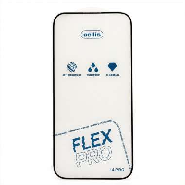 Защитное стекло Cellis для Apple iPhone 14 Pro (черное)