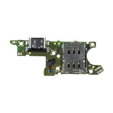 Шлейф для Huawei Honor X9b плата на системный разъем/разъем SIM/микрофон - Премиум &mdash; 1